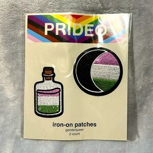 PRIDE Target Iron-On Patches